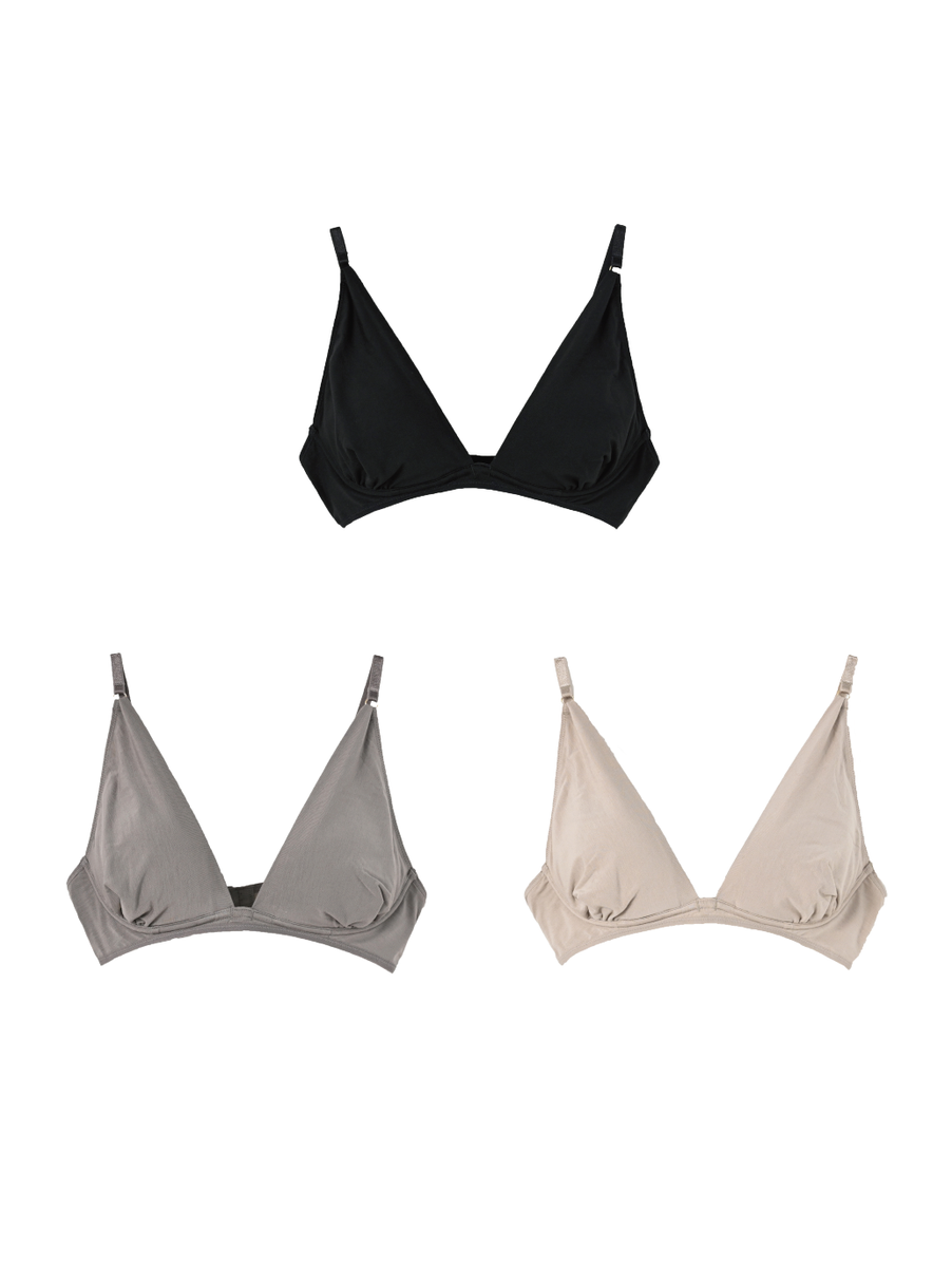 Nmerryブラ Lサイズx3個(3種類カラーセット) Nmerryブラ Lサイズx3個(3種類カラーセット)